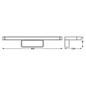Ledvance Orbis Aplique LED para espejo Orbis (7 W, Cromo, Blanco neutro) | BAUHAUS