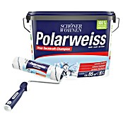 SCHÖNER WOHNEN-Farbe Renovier-Set Polarweiß mit Profi-Roller (2 -tlg., Weiß) | BAUHAUS