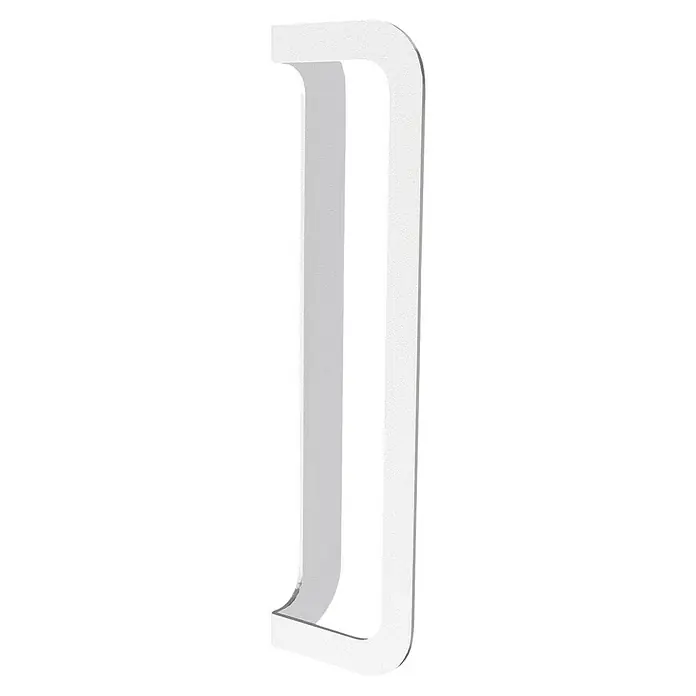 Camargue Antwerpen Toallero de barra - Ancho: 32 cm, Blanco - Elemento de diseño abstracto blanco en forma de U que encarna una estética moderna y minimalista, ideal para diversas aplicaciones de diseño.