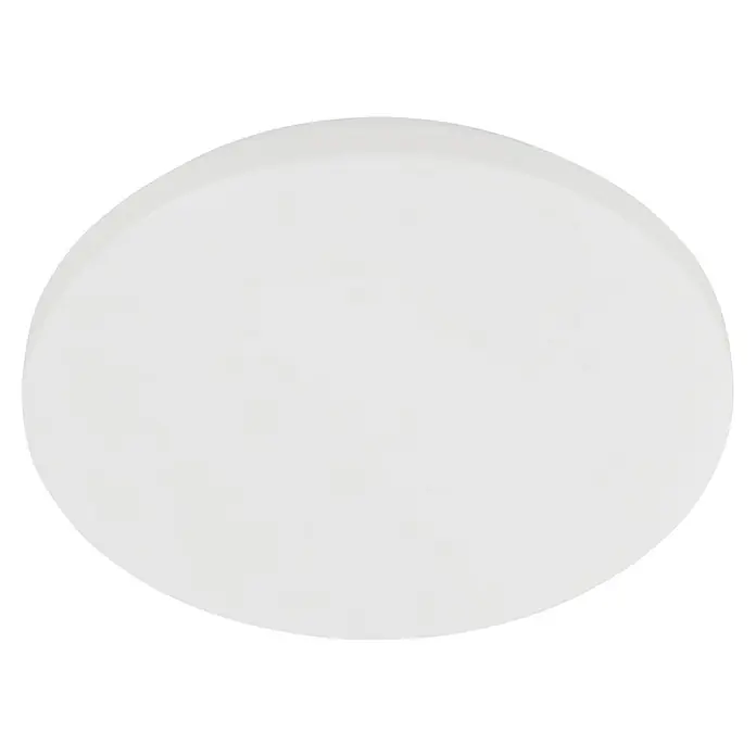 Eglo LED-Deckenleuchte Approdo Sensor - 18 W, Weiß, Warmweiß, Durchmesser: 31 cm - Makellose weiße Tablette auf schwarzem Hintergrund, ideal für medizinische oder pharmazeutische Zwecke.