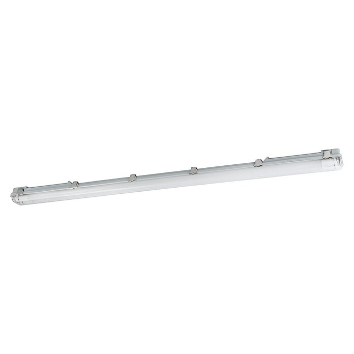 Eglo Feuchtraumleuchte Basic Plus (30 W, Grau, Neutralweiß, 126 cm, 9,9 cm) | BAUHAUS
