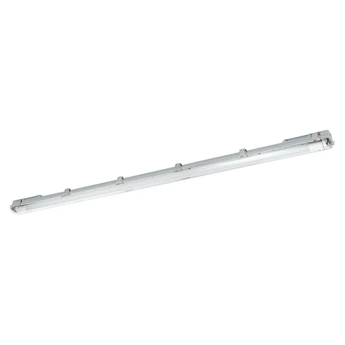 Eglo Feuchtraumleuchte Expert Basic Plus - 10 W, Grau, Neutralweiß, 65 cm, 7,3 cm - Eine lange, robuste Feuchtraumleuchte für den Innenbereich. Das Lichtband ist aus hochwertigem Material.