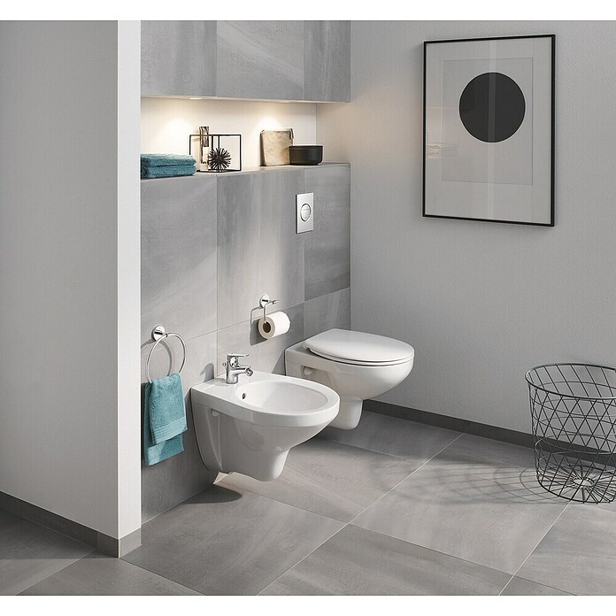 Grohe BauFlow Bidetarmatur (Chrom, Glänzend)