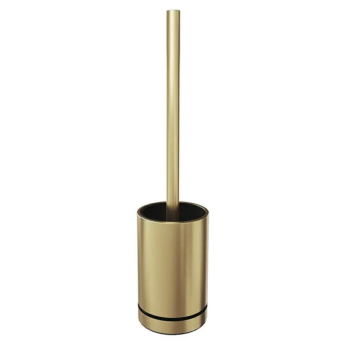Camargue Antwerpen WC-Bürstengarnitur - Edelstahl, Gold - Elegante goldene WC-Garnitur mit schlankem Design. Diese WC-Bürste vereint Funktionalität und stilvolle Optik für jedes Badezimmer.