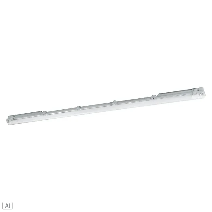 Eglo Wand- & Deckenleuchte Expert Basic - 15 W, Neutralweiß, 1.700 lm, 125,8 x 7,3 x 5,6 cm - Eine weiße LED-Leuchtstoffröhre. Ideal für die Beleuchtung von Garagen und Kellerräumen dank ihrer langen Lebensdauer und Energieeffizienz.