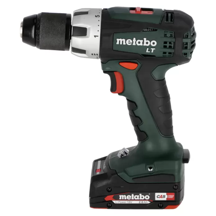 Metabo CAS 18V Akku-Bohrschrauber BS 18 LT Compact - 18 V, 2 Akkus, 2 Ah, 60 Nm