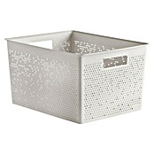 Tatay Bohol Cesta para baño (L x An x Al: 39 x 39 x 21,5 cm, Blanco sky) | BAUHAUS