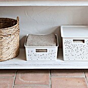 Tatay Bohol Cesta para baño (L x An x Al: 39 x 39 x 13,5 cm, Blanco sky) | BAUHAUS