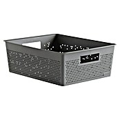 Tatay Bohol Cesta para baño (L x An x Al: 39 x 39 x 13,5 cm, Antracita) | BAUHAUS