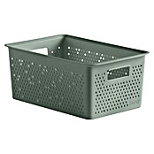 Tatay Bohol Cesta para baño (L x An x Al: 17,5 x 27 x 11,5 cm, Verde sage) | BAUHAUS