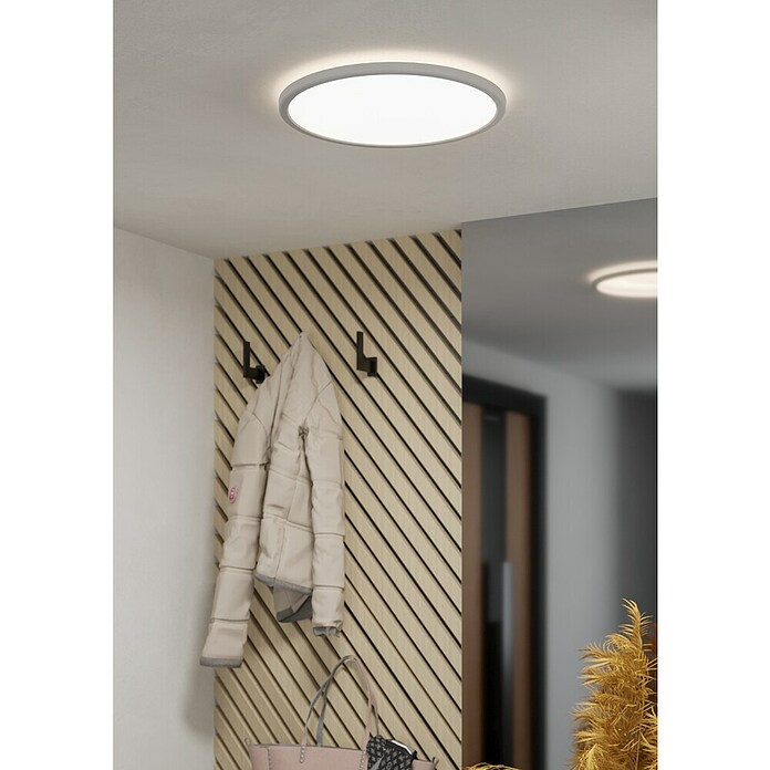 Eglo LED-Deckenleuchte Minerario (20,2 W, Ø x H: 39 x 3 cm, Schwarz, Warmweiß) | BAUHAUS