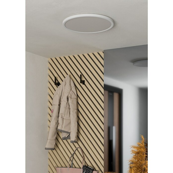 Eglo LED-Deckenleuchte Minerario (20,2 W, Ø x H: 39 x 3 cm, Schwarz, Warmweiß) | BAUHAUS