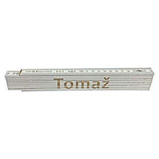 Heka Zložljivi meter (Dolžina: 2 m, Bela, Natis: Tomaž)