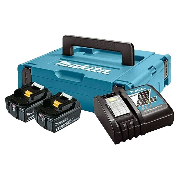 Makita Akku-Set (18 V, 2 Akkus, 6 Ah) | BAUHAUS