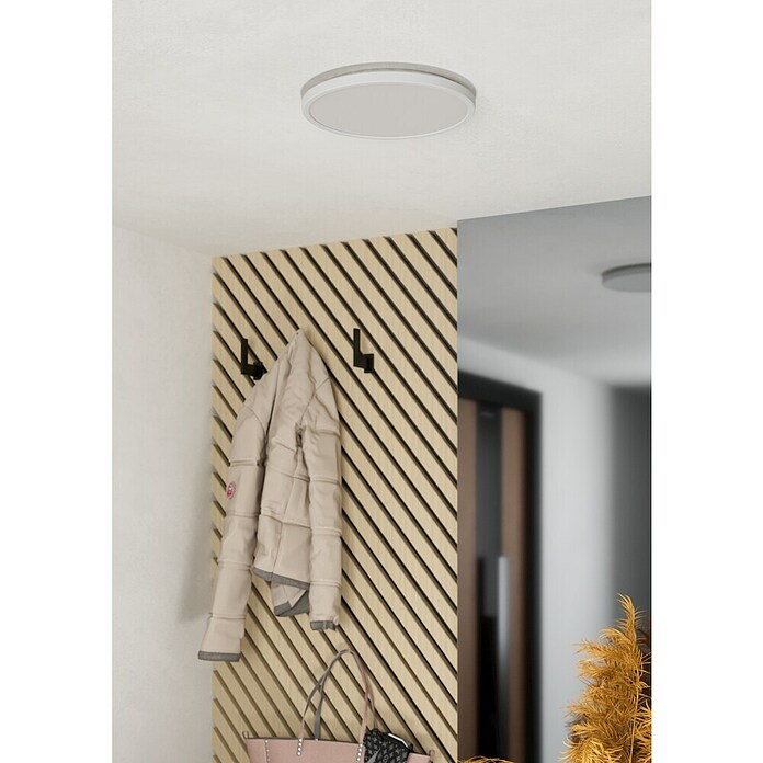 Eglo LED-Deckenleuchte Minerario (16,4 W, Ø x H: 30 x 3 cm, Weiß, Warmweiß) | BAUHAUS