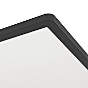 Eglo LED-Deckenleuchte Minerario (20,2 W, L x B x H: 39 x 39 x 3 cm, Schwarz, Warmweiß) | BAUHAUS