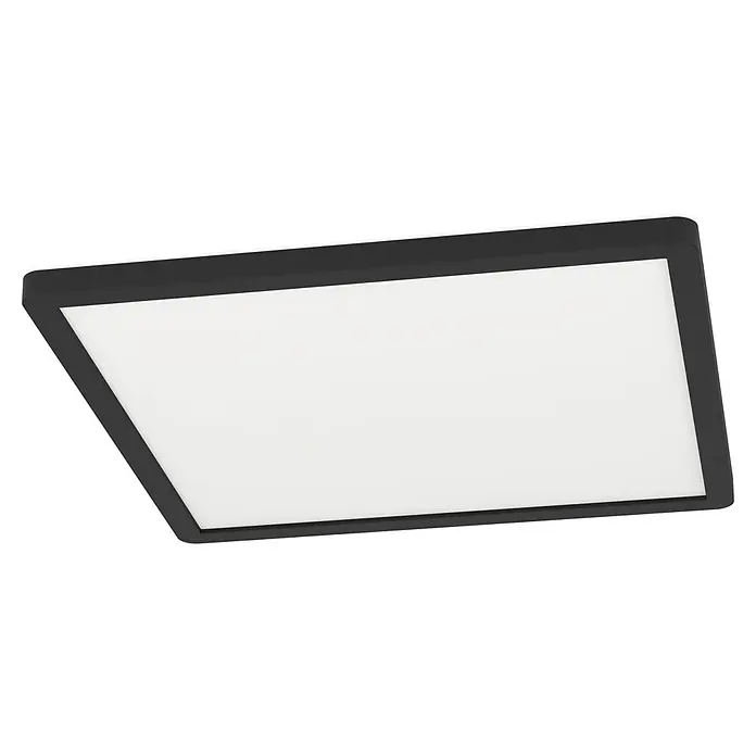 Eglo LED-Deckenleuchte Minerario - 16,4 W, L x B x H: 29 x 29 x 3 cm, Schwarz, Warmweiß - Rechteckige Deckenleuchte in Schwarz und Weiß. Die moderne Leuchte sorgt für eine helle und gleichmäßige Ausleuchtung des Raumes.