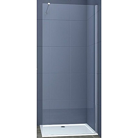 Sanotechnik Duschwand Walk In (B x H: 90 x 200 cm, Transparent)