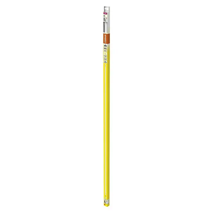 Osram LED-Röhre T8 - Länge: 121,1 cm, Warmweiß, 18 W, 1.850 lm, G13 - OSRAM LED-Röhre in Gelb: Energieeffiziente Beleuchtung für den Innenbereich, ideal für Büros und Werkstätten. Langlebig und hell.
