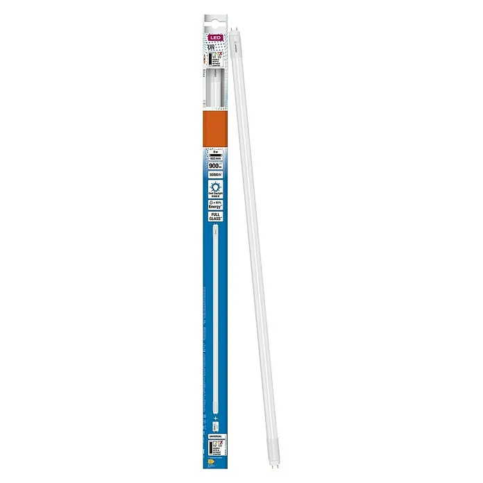 Osram LED-Röhre T8 - Länge: 60,3 cm, Tageslichtweiß, 8 W, 900 lm, G13 - LED-Röhre von Osram im Karton. Die LED-Lampe bietet 900 Lumen und hat eine Lebensdauer von 30000 Stunden.