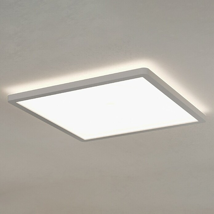 Eglo LED-Deckenleuchte Minerario (20,2 W, L x B x H: 39 x 39 x 3 cm, Weiß, Warmweiß) | BAUHAUS