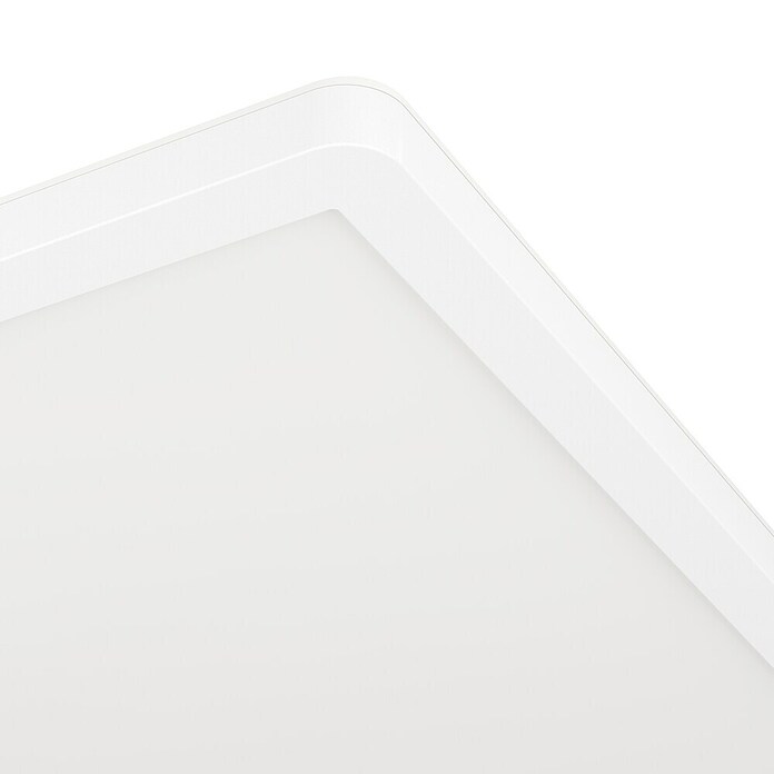 Eglo LED-Deckenleuchte Minerario (20,2 W, L x B x H: 39 x 39 x 3 cm, Weiß, Warmweiß) | BAUHAUS