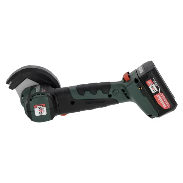 Metabo Akku-Winkelschleifer PowerMaxx CC 12 B - 2 Akkus, 2 Ah, Durchmesser Scheibe: 76 mm