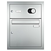 Gutta Rechteckvordach Gutta BS Plus 200 UP ST BK Audio (200 x 90 x 15,5 cm, Seitenteil links, Briefkastenanlage Edelstahl mit Audio-Funktion) | BAUHAUS