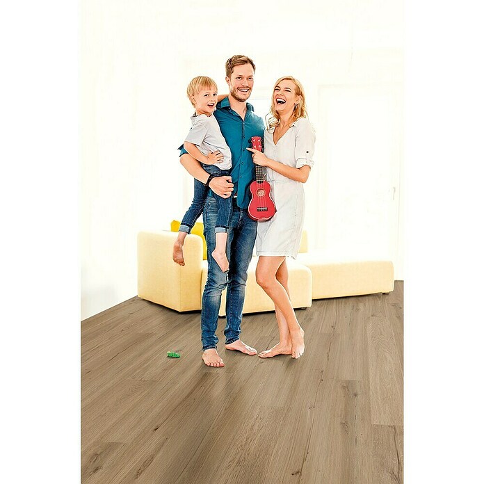 Decolife Designboden Naturestyle Pure Oak Smoke (1.220 x 185 x 9 mm, Landhausdiele, Oak Smoke) | BAUHAUS