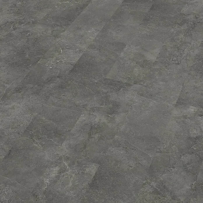 Decolife Designboden Naturestyle Pure - Slate Dark Grey, Fliese, 905 x 295 x 9 mm - Graue Marmorfliesen mit subtilen Mustern erzeugen einen edlen Bodenbelag. Ihre Oberfläche verleiht jedem Raum Eleganz und zeitlose Schönheit.
