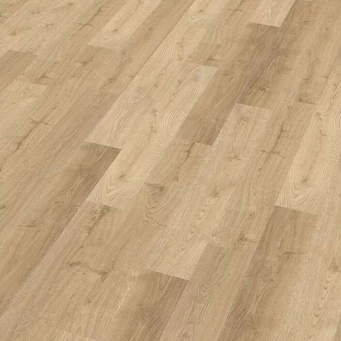 Decolife Designbodenmuster Freestyle Access Hazel Oak - 280 x 160 x 9 mm, Landhausdiele, Hazel Oak - Heller Laminatboden in Holzoptik.