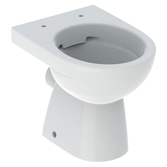 Geberit Renova Stand-WC (Spülrandlos, Mit schmutzabweisender Glasur, Spülform: Tief, WC Abgang: Waagerecht, Weiß beschichtet) | BAUHAUS