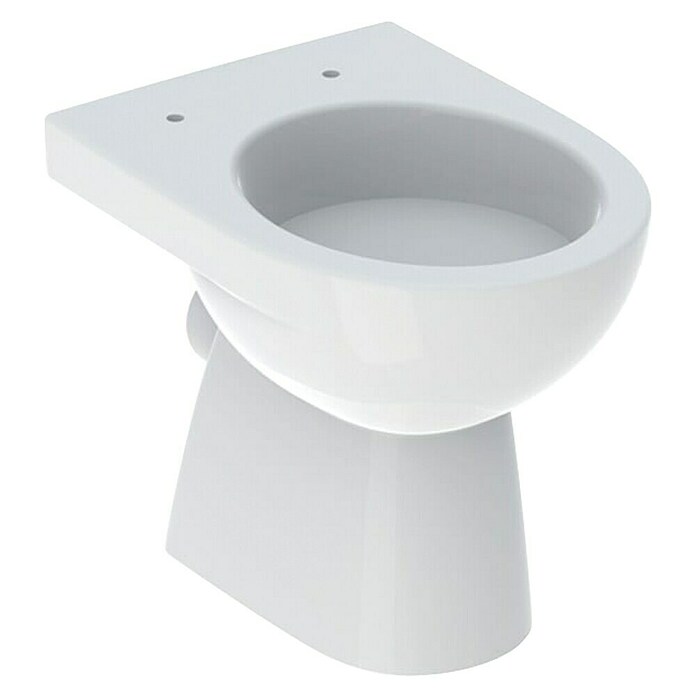 Geberit Renova Stand-WC (Mit Spülrand, Mit schmutzabweisender Glasur, Spülform: Tief, WC Abgang: Waagerecht, Weiß) | BAUHAUS