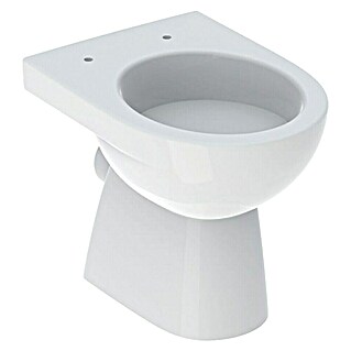 Geberit Renova Stand-WC (Mit Spülrand, Mit schmutzabweisender Glasur, Spülform: Tief, WC Abgang: Waagerecht, Weiß)