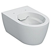 Geberit iCon Wand-WC (Spülrandlos, Mit schmutzabweisender Glasur, Spülform: Tief, WC Abgang: Waagerecht, Weiß) | BAUHAUS