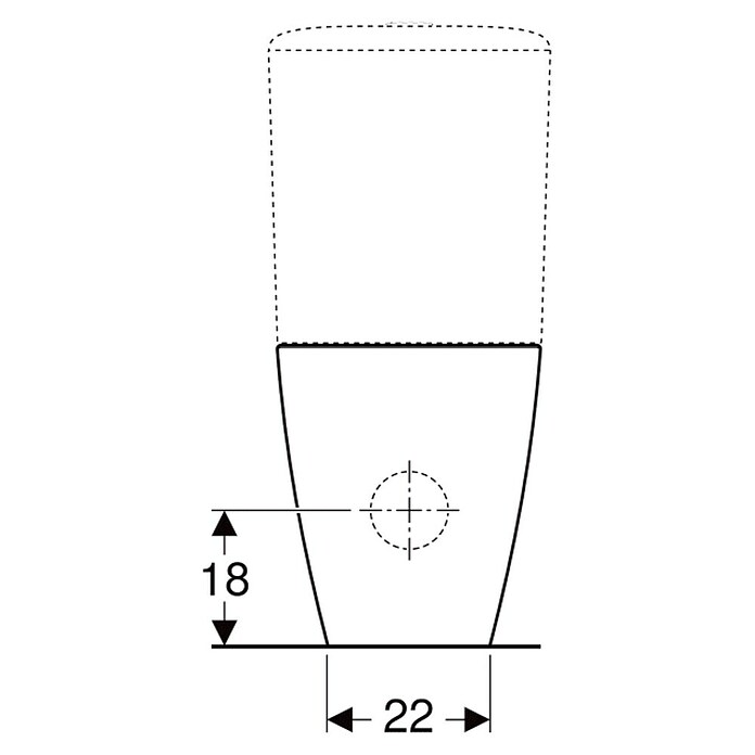 Geberit iCon Stand-WC-Kombination Square (Spülrandlos, Ohne Spezialglasur, Spülform: Tief, WC Abgang: Senkrecht, Weiß) | BAUHAUS