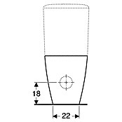 Geberit iCon Stand-WC-Kombination Square (Spülrandlos, Ohne Spezialglasur, Spülform: Tief, WC Abgang: Senkrecht, Weiß) | BAUHAUS