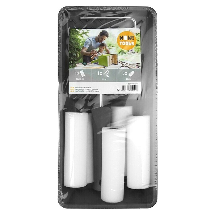 Lackier-Set WOW BASIC (7 -tlg., Geeignet für: Kleine bis mittelgroße Flächen) | BAUHAUS