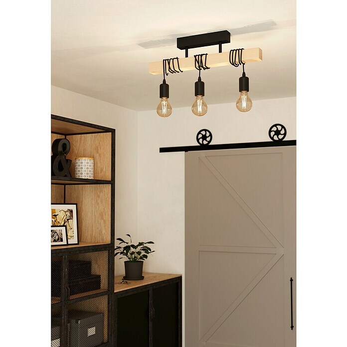 Eglo Townshend Stropna svjetiljka  (180 W, D x Š x V: 55 x 10,5 x 26,5 cm, E27) | BAUHAUS