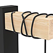 Eglo Townshend 5 Aplique de pared (60 W, Negro/Marrón, E27) | BAUHAUS