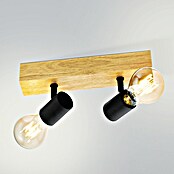 Eglo Townshend 3 Foco de pared (120 W, L x An x Al: 30 x 5 x 5 cm, Marrón/Negro, E27, 2 ud.) | BAUHAUS