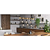 Eglo Townshend Pendelleuchte (360 W, L x B x H: 100 x 10 x 110 cm, Braun/Schwarz, E27, 6 Stk.) | BAUHAUS