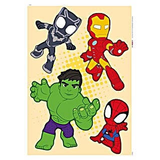 Komar Marvel Wandtattoo Spidey & Friends Power Group (Bunt, 4 -tlg.)