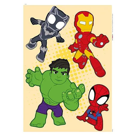 Komar Marvel Wandtattoo Spidey & Friends Power Group