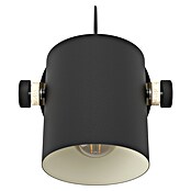 Eglo Hornwood Aplique de pared redondo (28 W, Negro, E27) | BAUHAUS