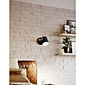 Eglo Hornwood Aplique de pared redondo (28 W, Negro, E27) | BAUHAUS