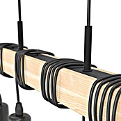 Eglo Townshend Pendelleuchte (240 W, L x B x H: 70 x 10,5 x 110 cm, Braun/Schwarz, E27, 4 Stk.) | BAUHAUS