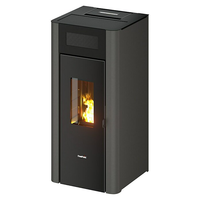FreePoint Estufa de pellets Amaranto 9 (8,5 kW, Volumen de calefacción: 70 m³ - 238 m³, Antracita) | BAUHAUS