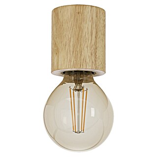 Eglo Deckenleuchte rund Turialdo (28 W, Ø x H: 7 x 8 cm, Holz, E27)