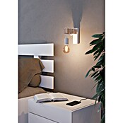 Eglo Townshend Aplique de pared (10 W, L x An x Al: 19 x 6,5 x 21,5 cm, Blanco/Roble, E27) | BAUHAUS
